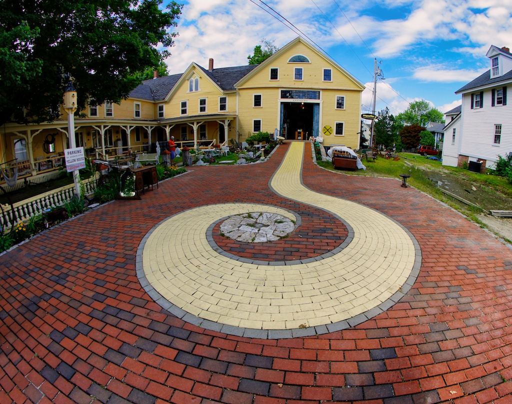 The yellow brick road
