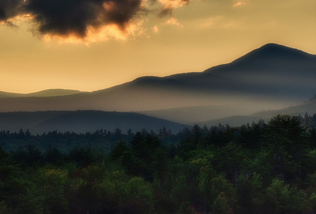 Chocorua Mountain sunset.