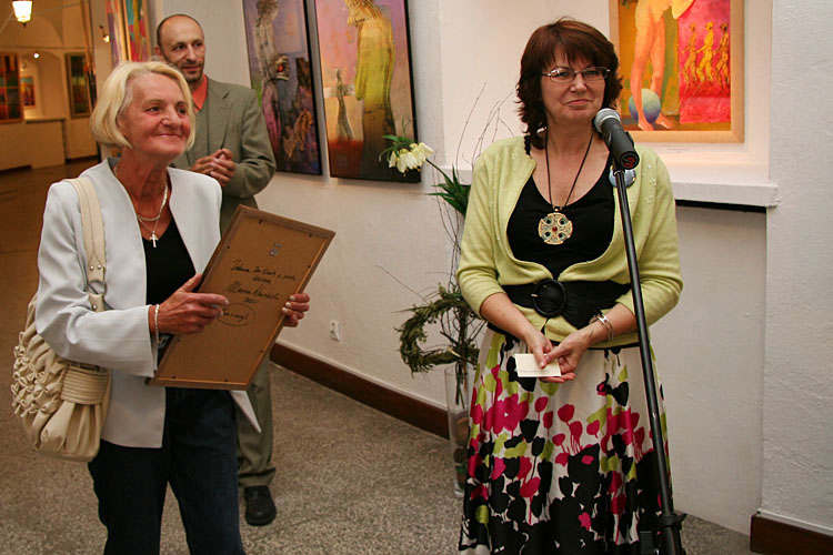 Winner with award