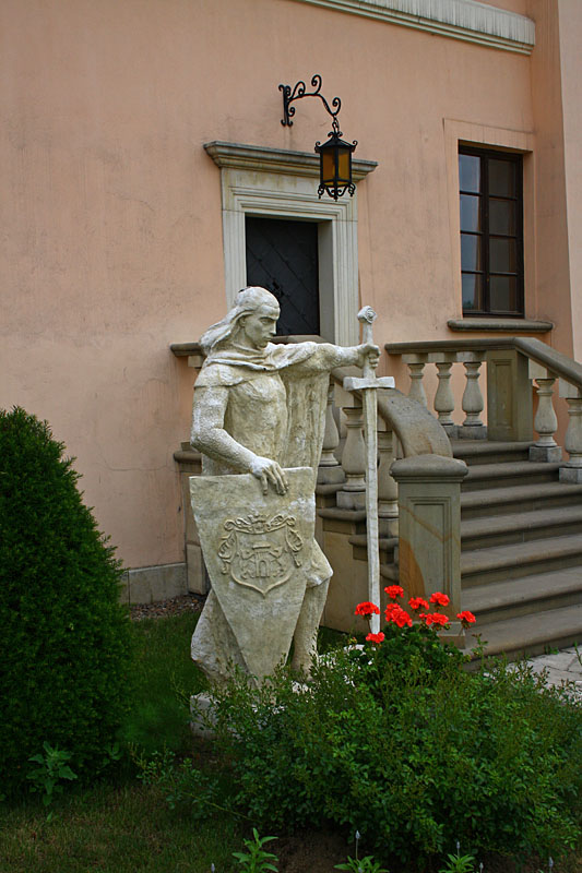 Sculpture near the entrance