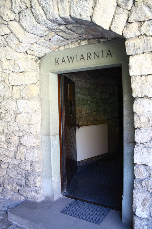 Entrance into a restaurant
