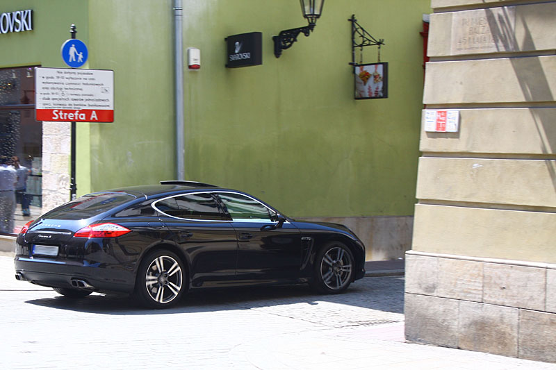 Panamera on the streets of Old Town