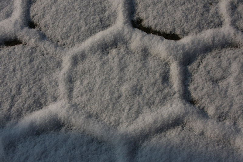 Snowy abstract