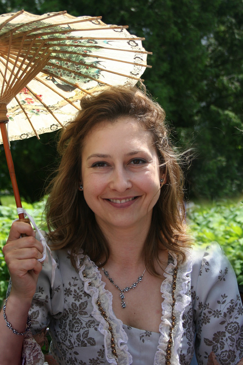 Beautiful Lady with umbrella