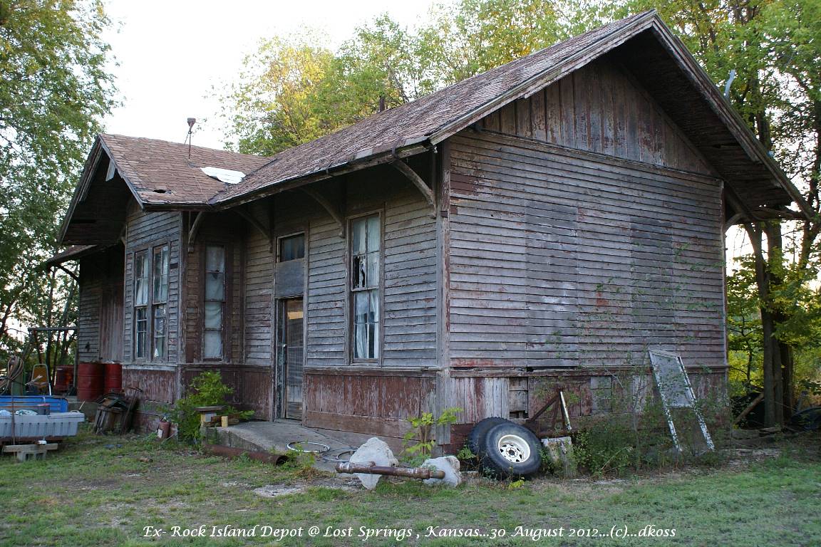 Ex- Rock Island Depot  Lost Springs KS 001.jpg