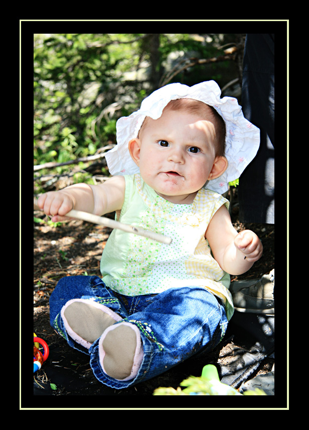 Trying to eat more dirt, pine needles, and pinecones