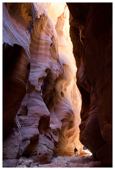 Steve and Norah in Buckskin Gulch