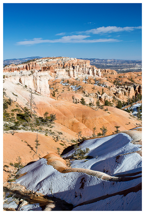 Remaining snow banks