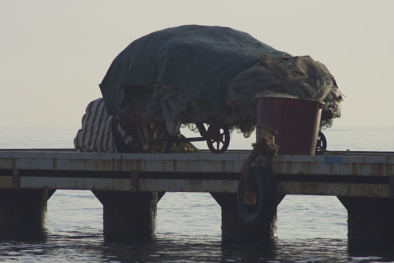 Fishing net wagon