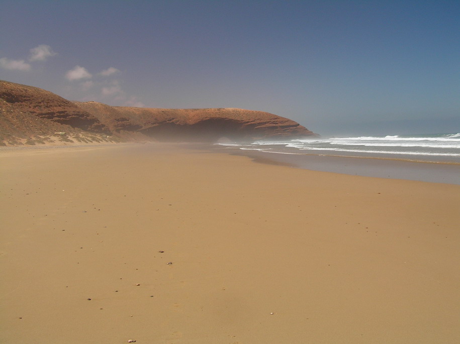 beach in the morning