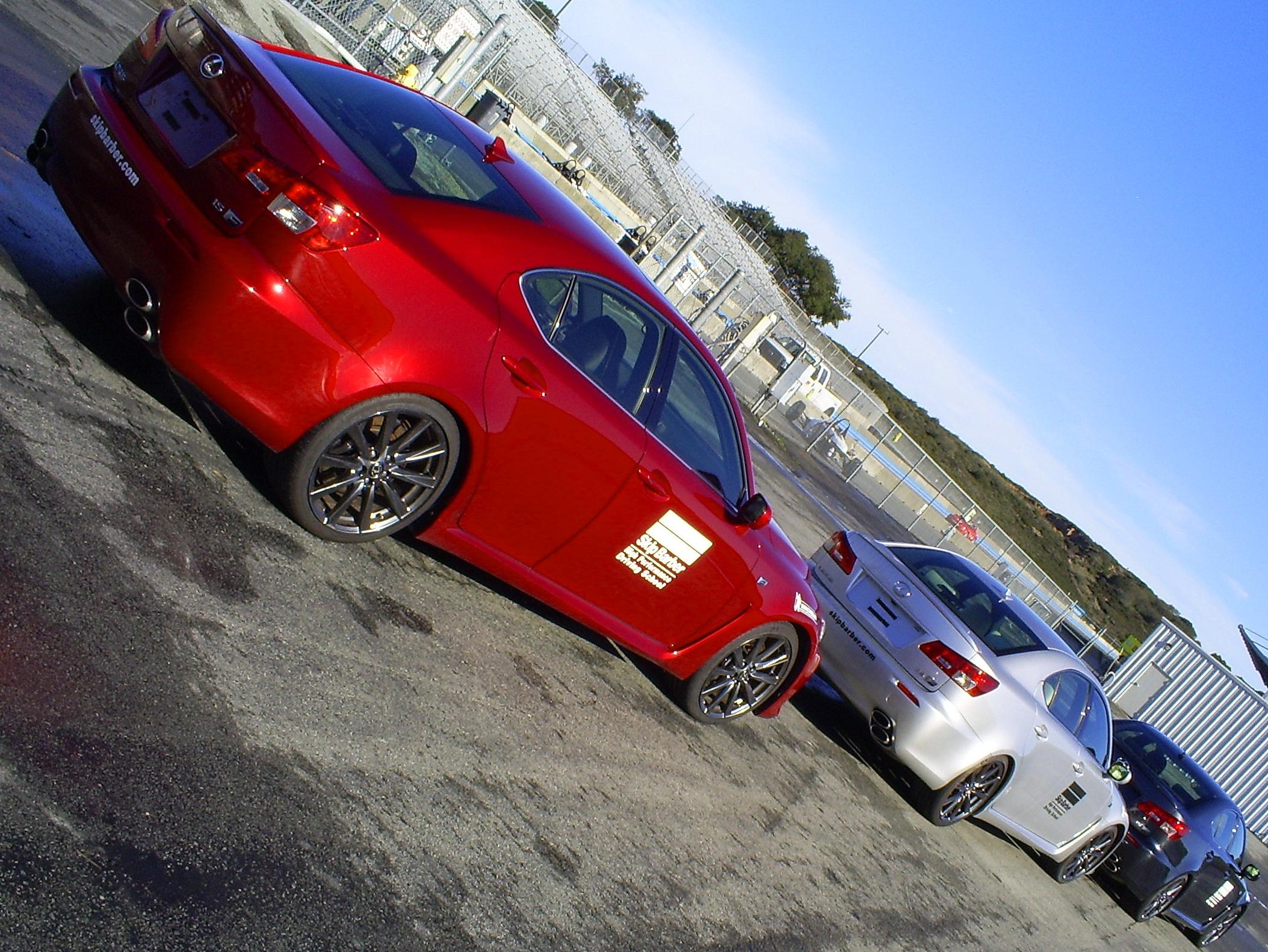Lexus ISf at Skip Barber Racing School