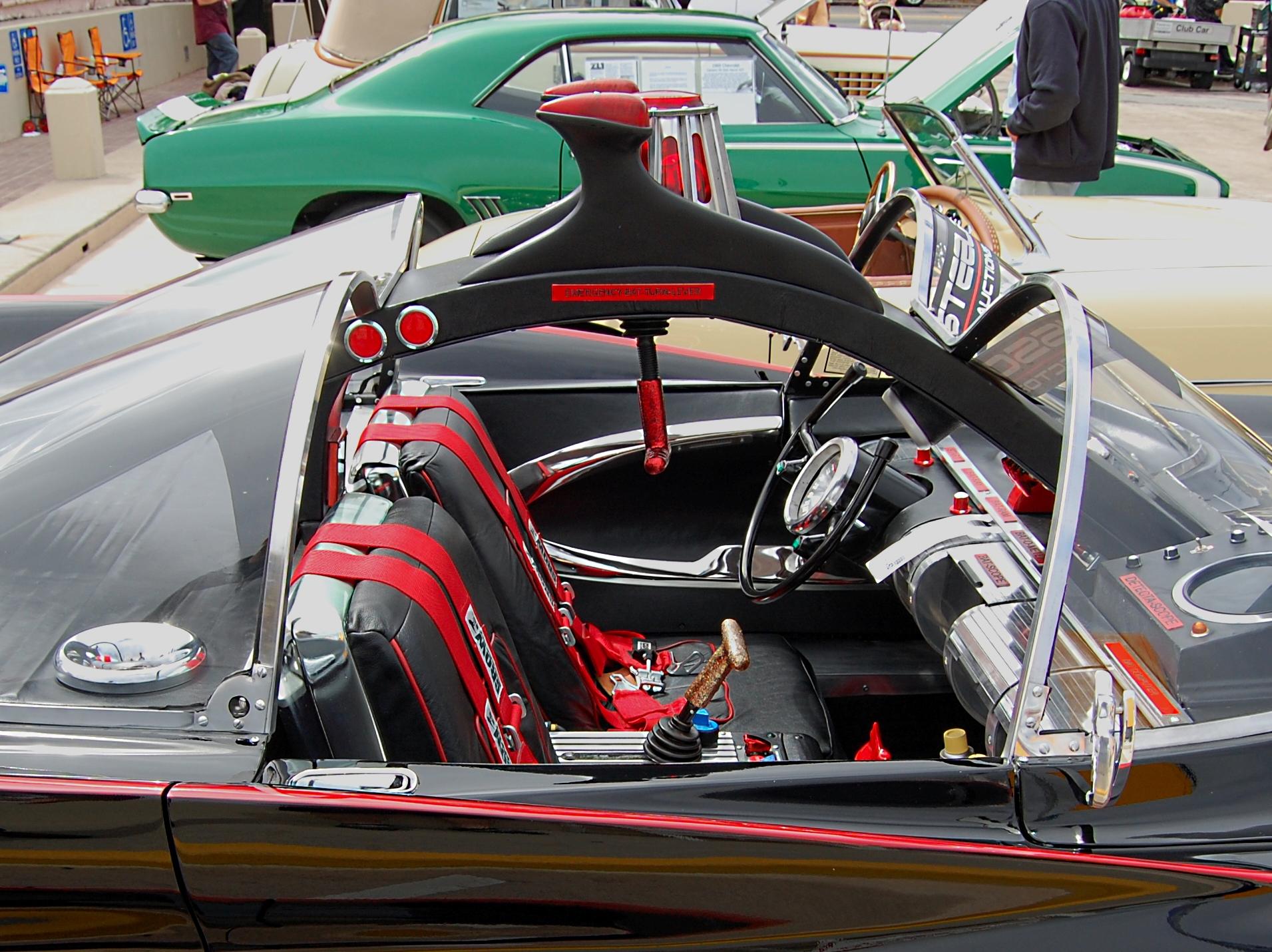 1966 Batmobile from 60s TV show Batman re-creation