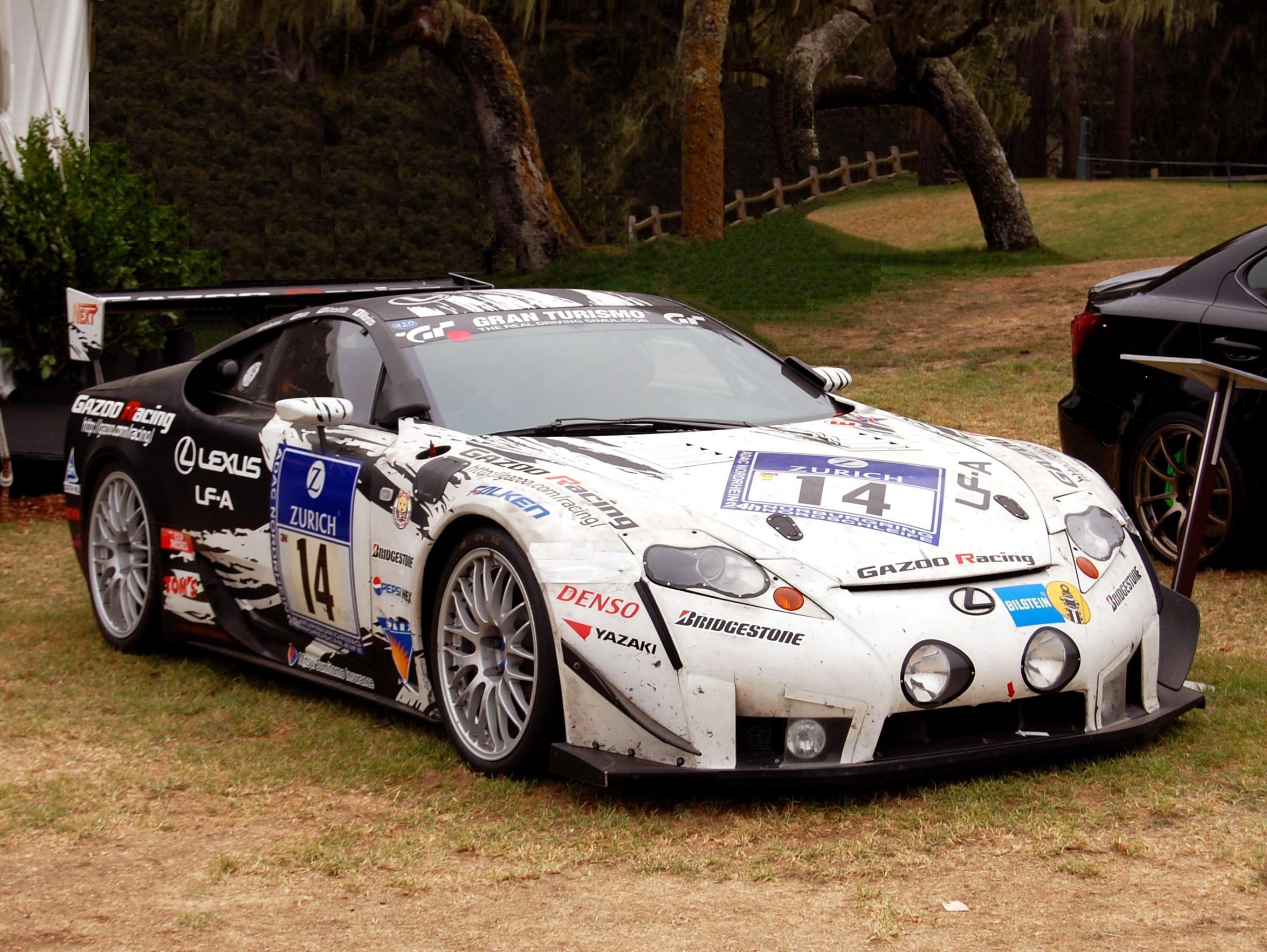 Lexus LF-A racecar at Pebble Beach