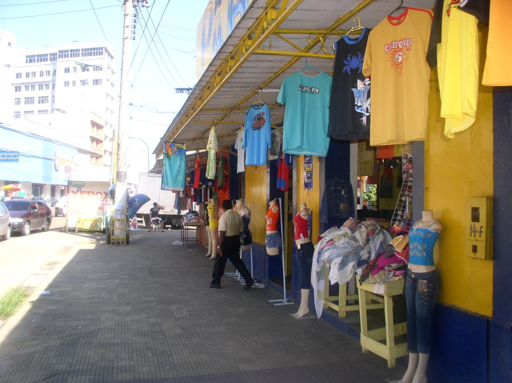 Edge of the free trade zone.
