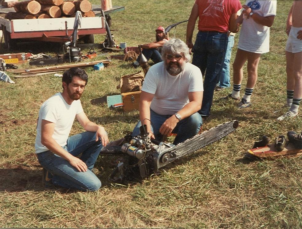 My partner, Steve Ingalls and me.