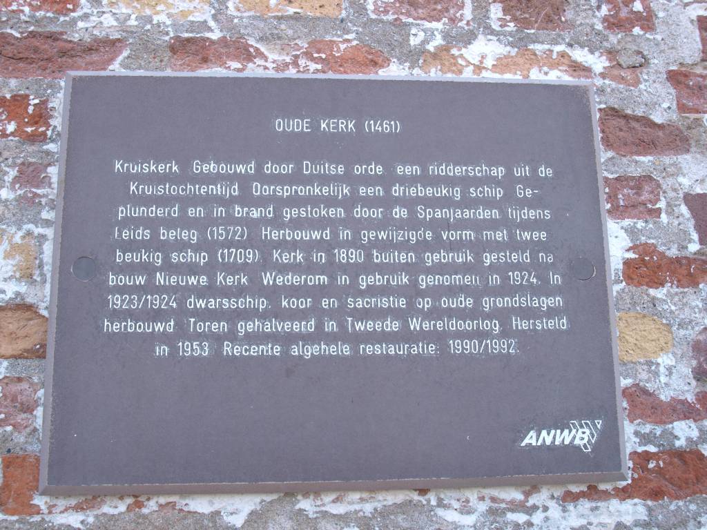Katwijk, Oude kerk info, 2010.jpg