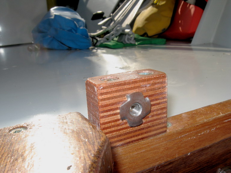 Back side of starboard tang.