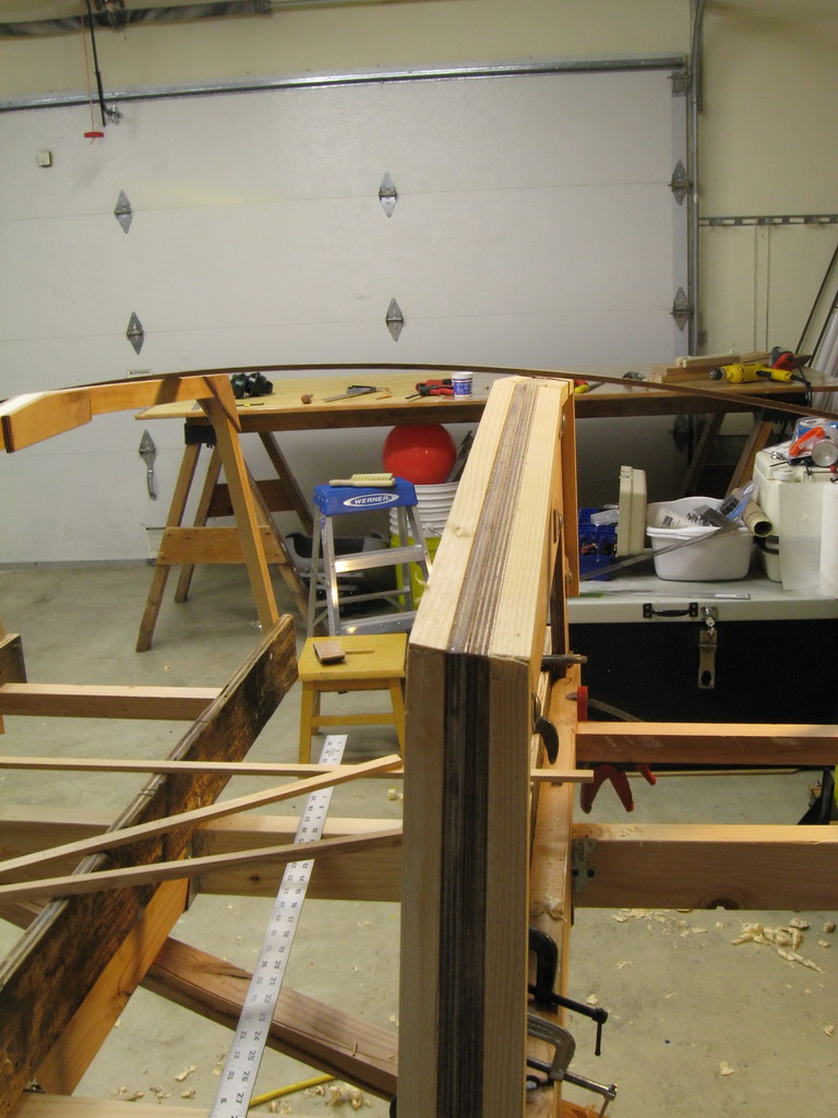 And here, beveled close to fair, on the bottom.  Sides also required some added wood.