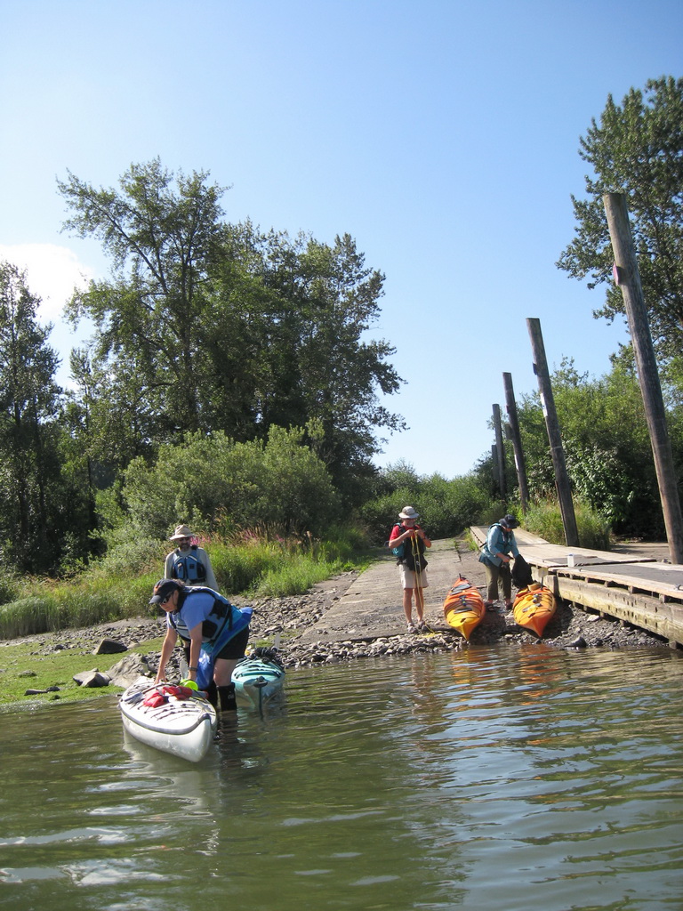 Launch at Aldrich Point at 11 am, for good use of the tides.