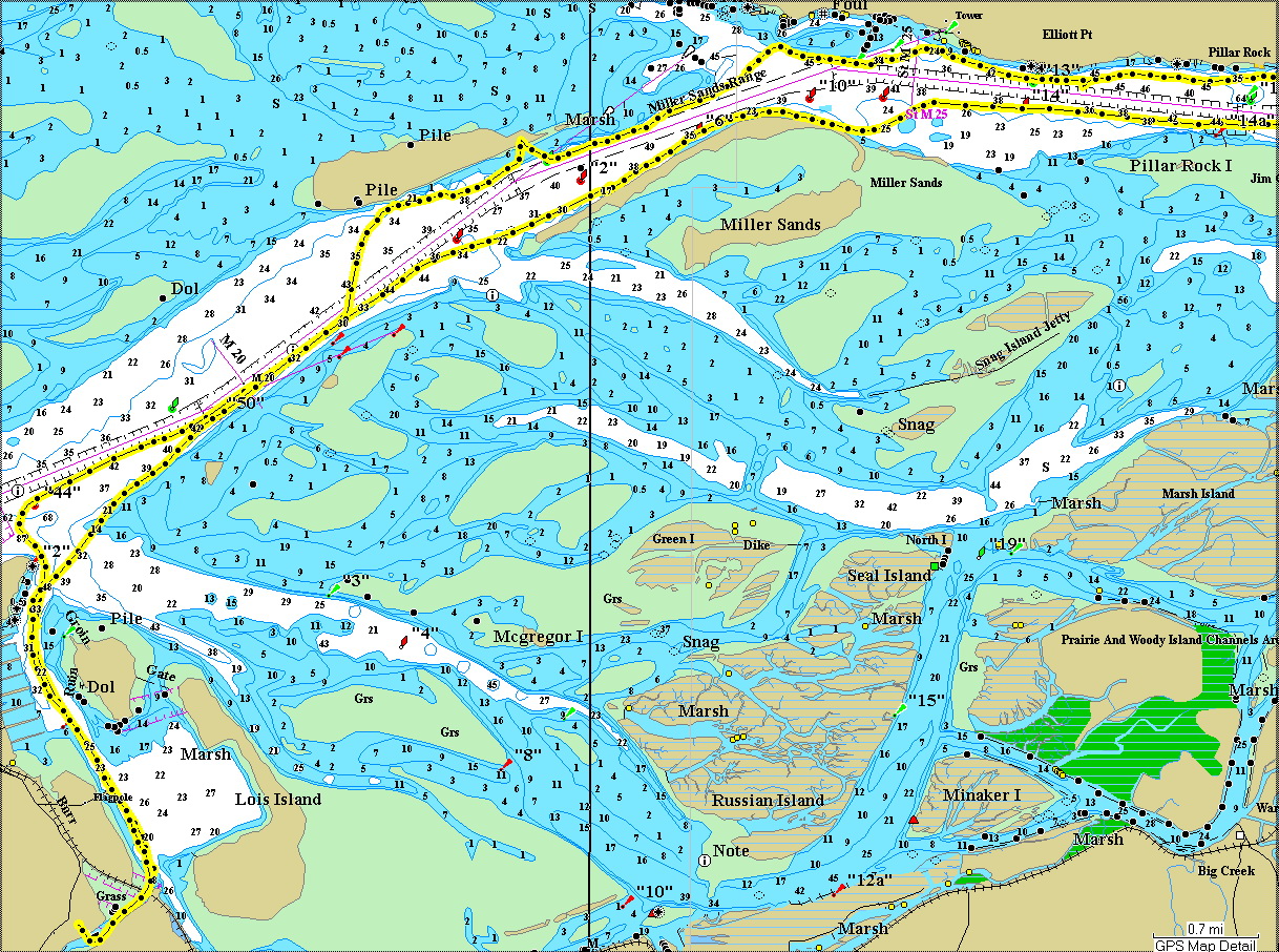Route, western half.