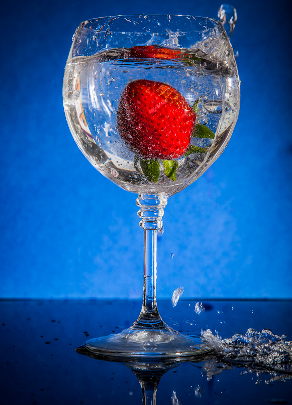 Strawberries in a Glass Experiment #1