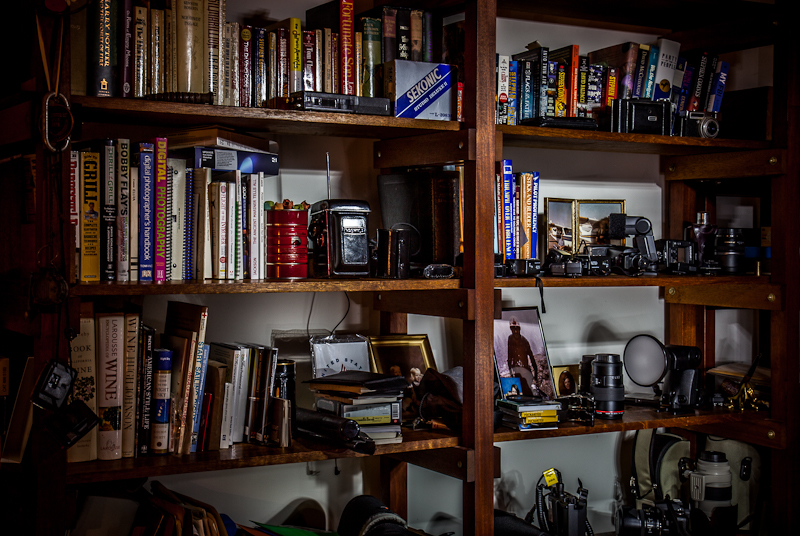 Bookshelf and Camera shelf