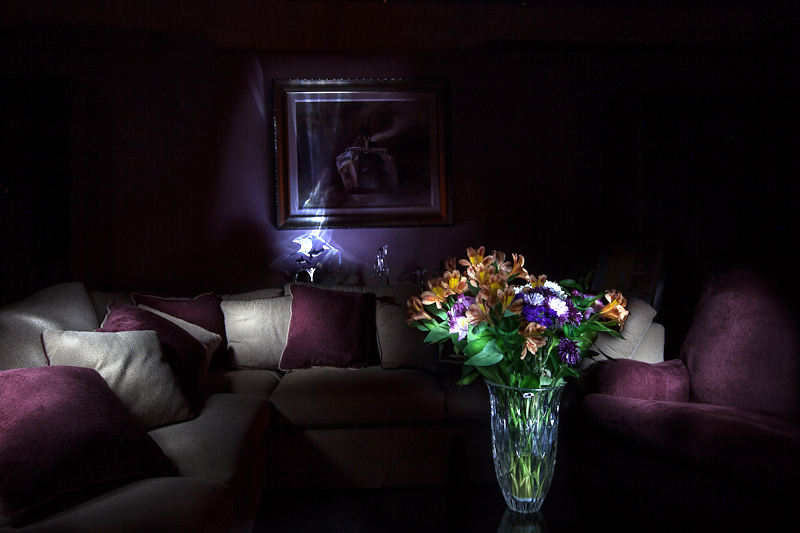 Light Painting in our Living Room