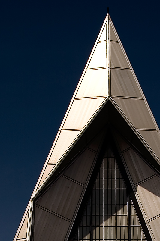 Air Force Academy, Cadet Chapel, Front Exterior