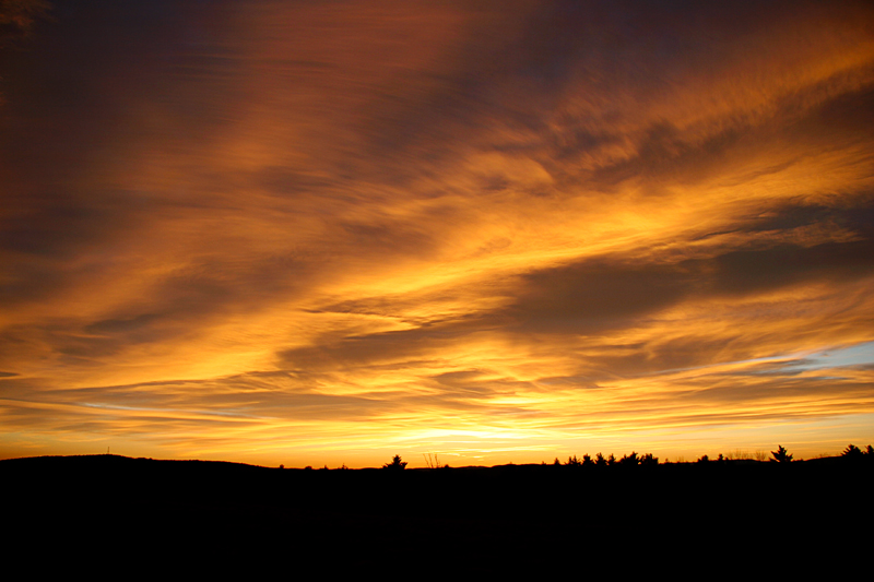 Sunset, Grand View Farm