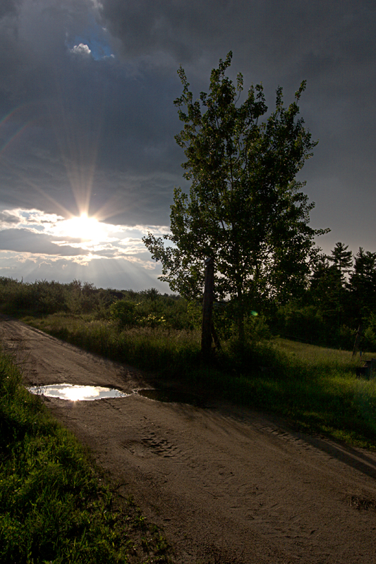 Hackleboro Orchards, Sunset