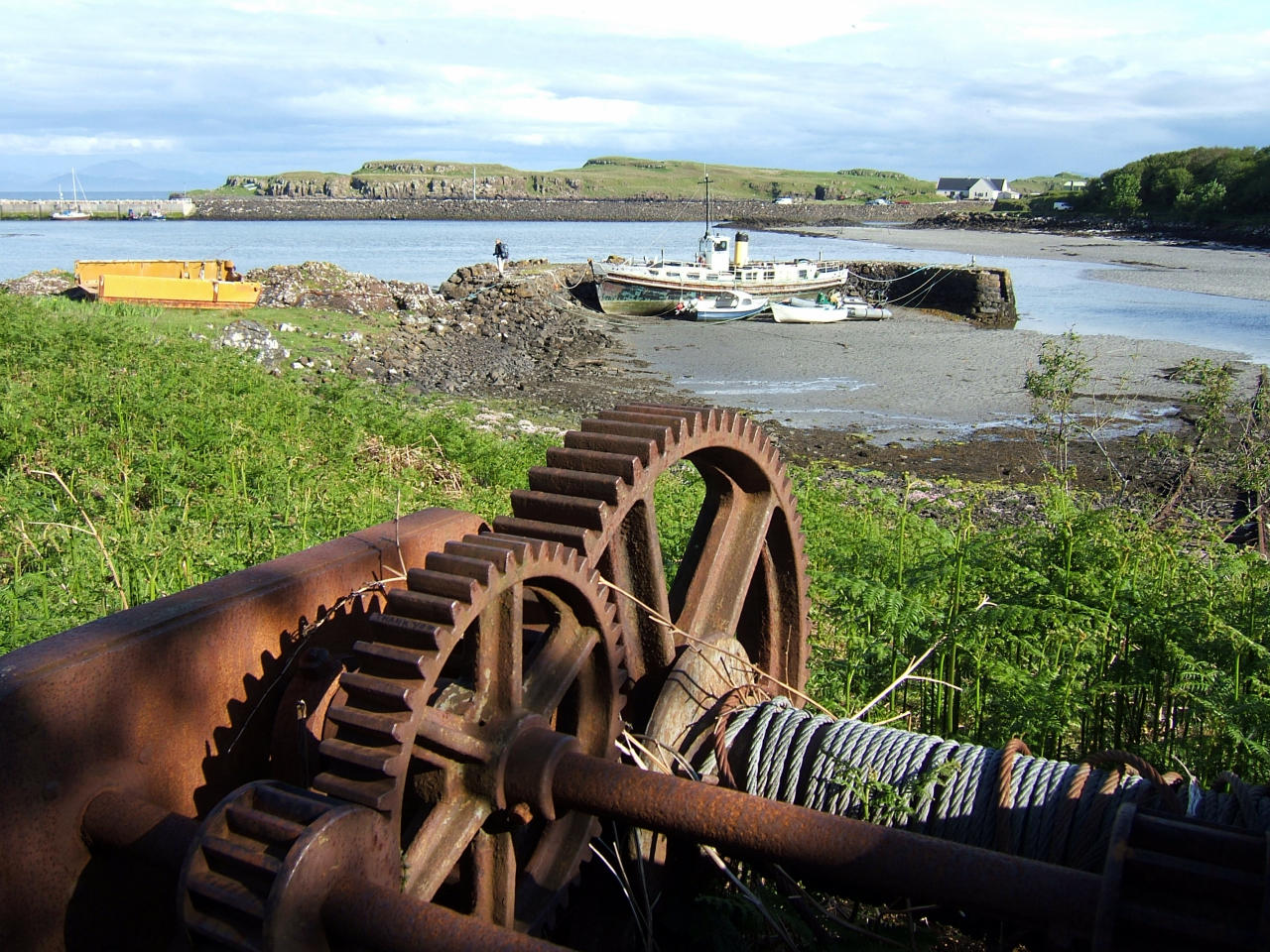 Eigg Old Harbour (by Ruth)