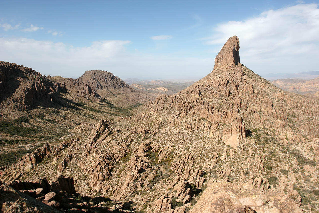 Weavers Needle from Lone Pine Overlook