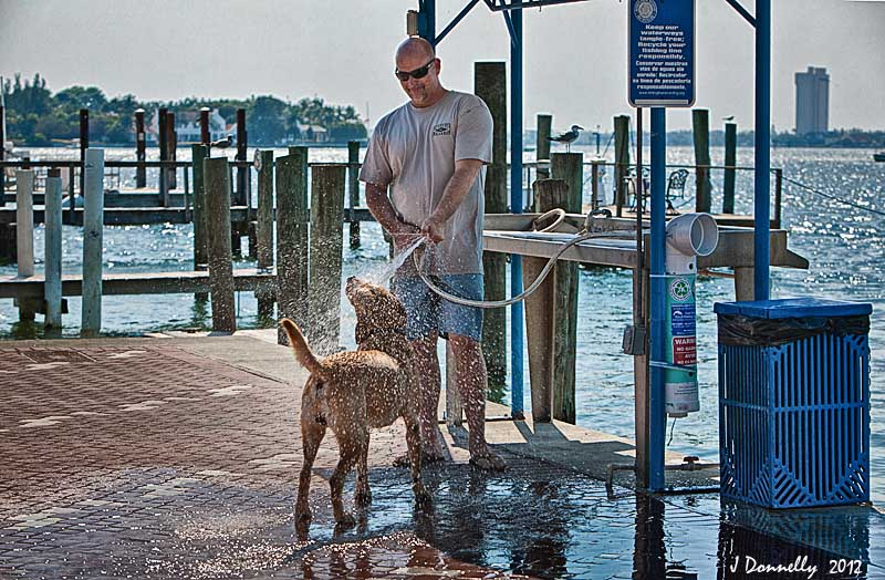 Cooling off!