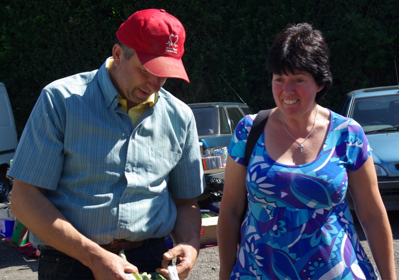 Val and the Veg man
