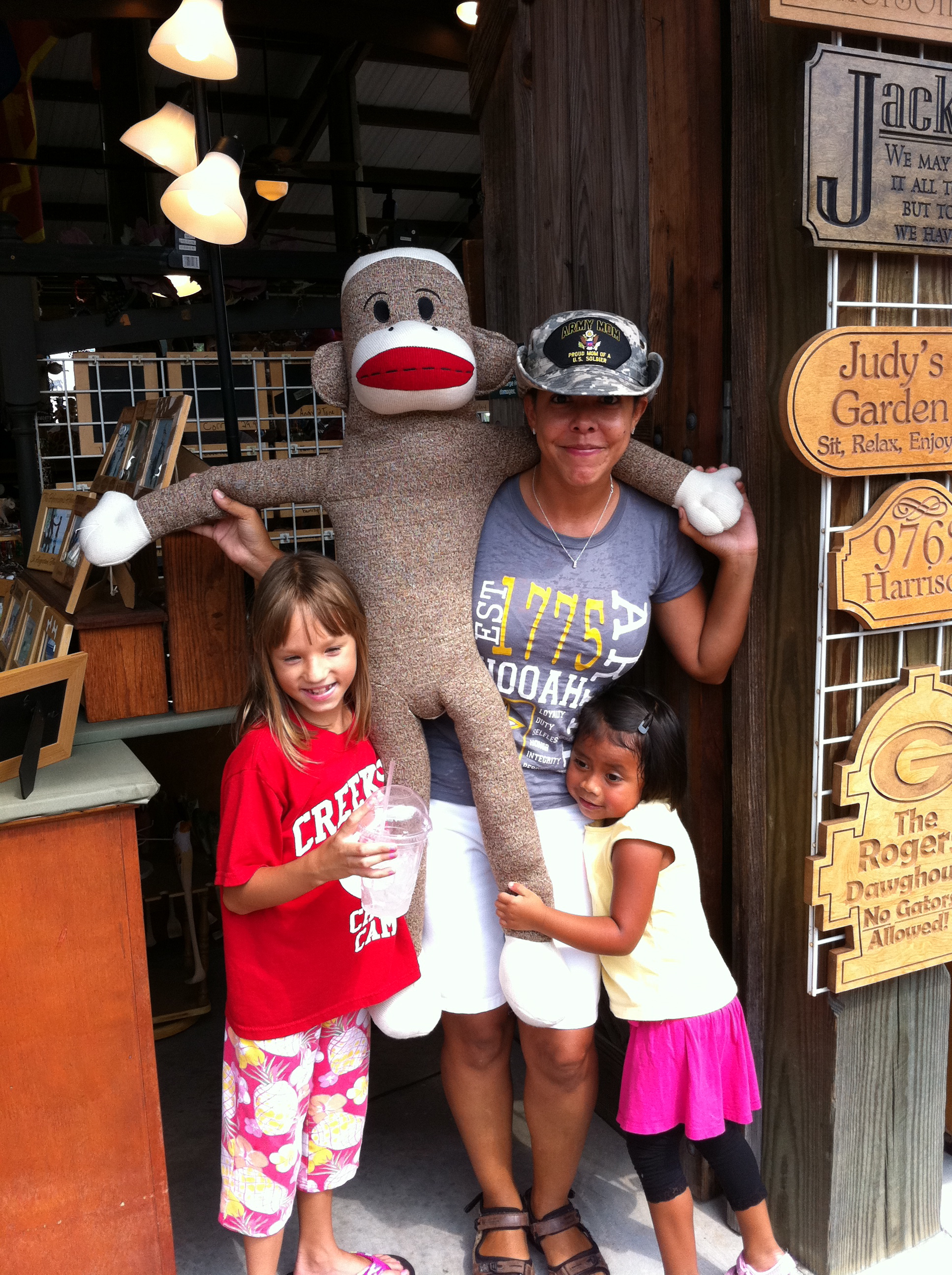 Sock and New Friends In Savannah