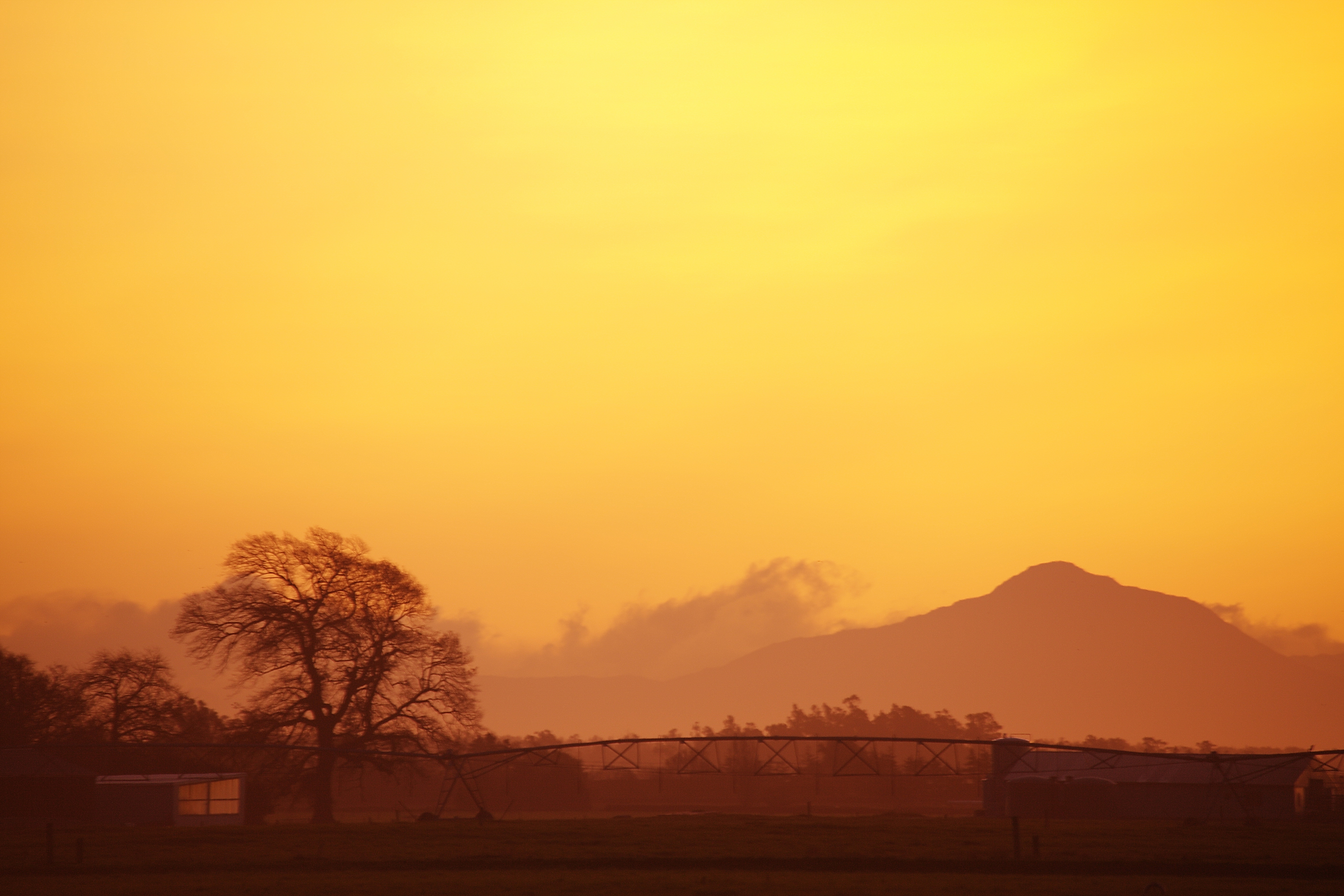 Chilean Volcanic Ash Sunset