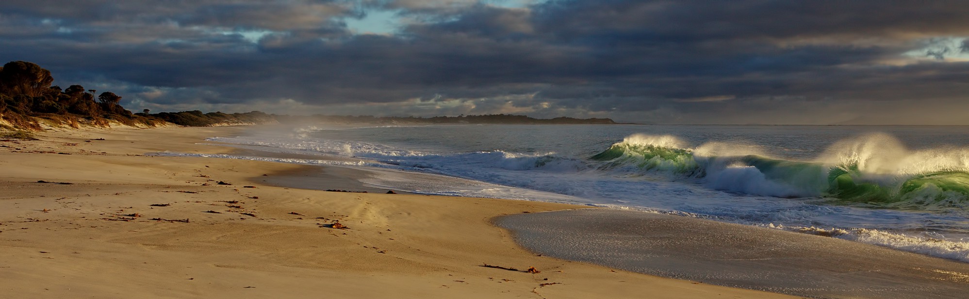 Beach, morning light