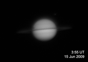 Saturn With Titan and Shadow Time-lapse: 6/16/09
