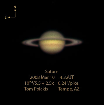 Saturn: 3/10/08