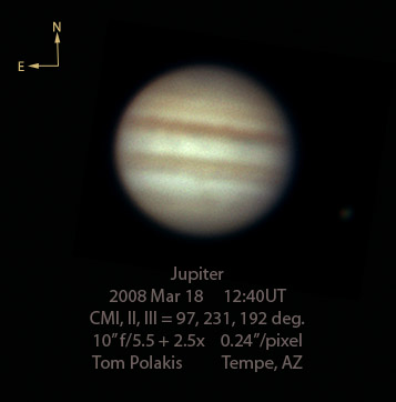 Jupiter: March 18, 2008
