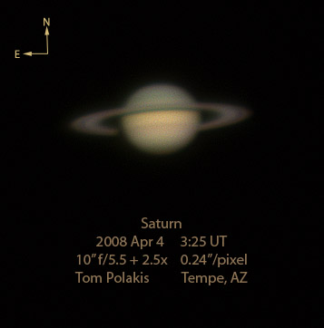Saturn: 4/21/08