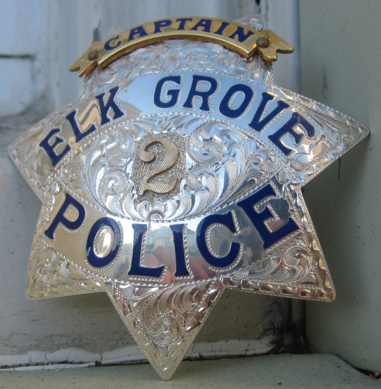 ELK GROVE CALIFORNIA POLICE PATCH