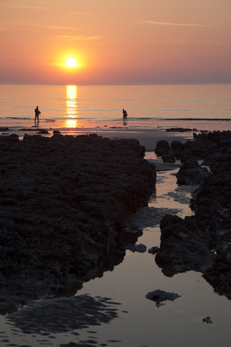 Sunset on the beach