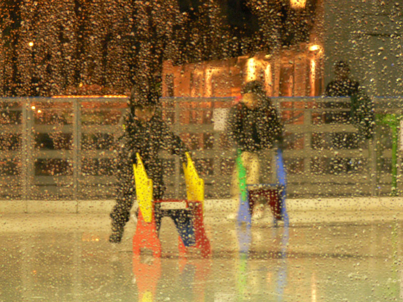 A la patinoire