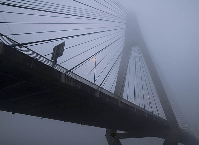 ANZAC Bridge Fog 4