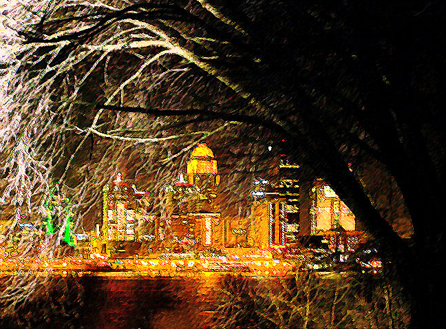 Louisville Ohio River Cityscape.