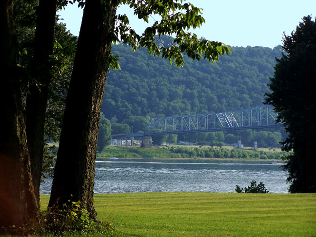 Ohio River at Milton, Kentucky.