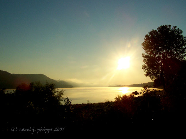 Sunrise between Madison and Milton.