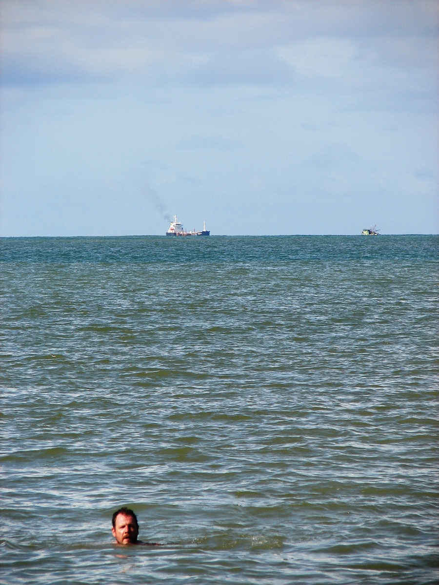 A Long Swim To Shore