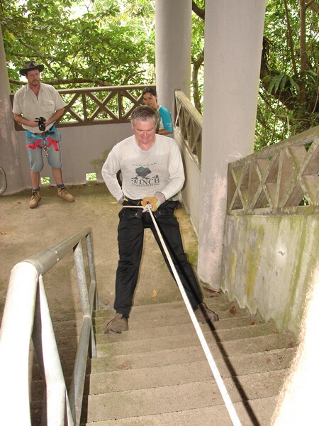 Hope that rope is strong enough